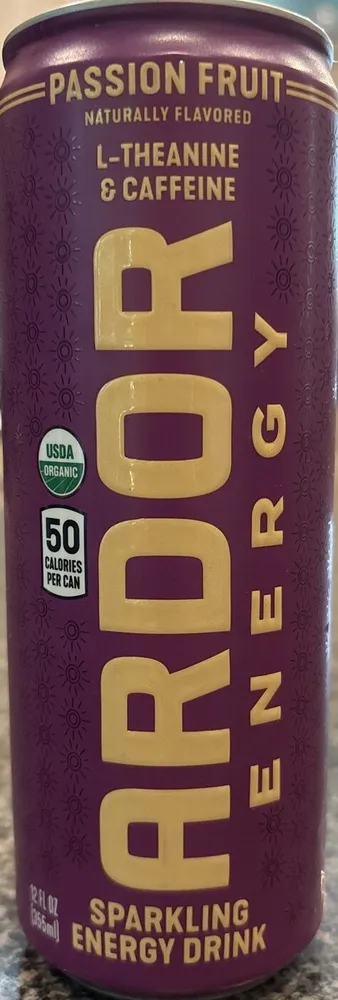 Passion fruit Sparkling Energy Drink