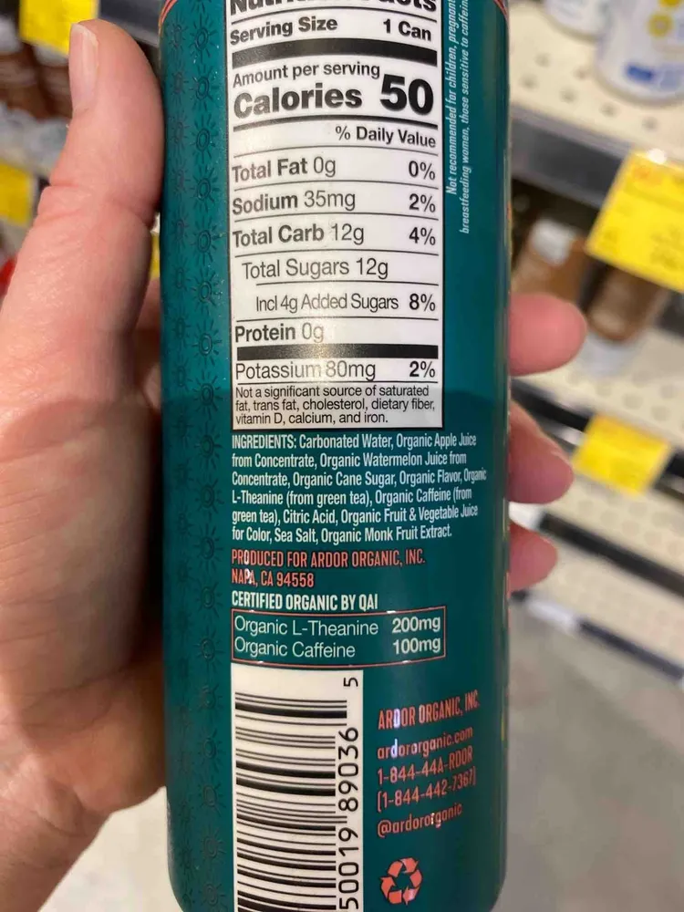 SPARKLING ENERGY DRINK