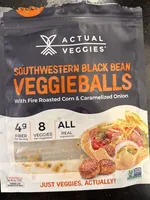Southwestern black bean veggie balls