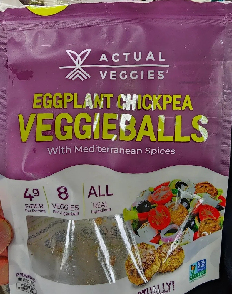 Eggplant Chickpea Veggieballs