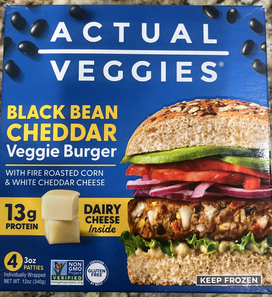 Chipotle Cheddar Veggie Burger