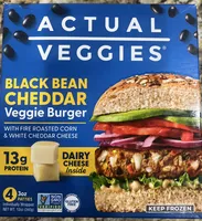 Chipotle Cheddar Veggie Burger