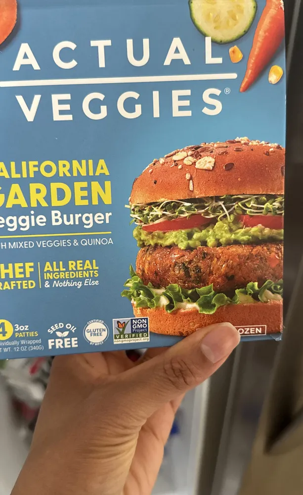 California Garden Veggie Burger