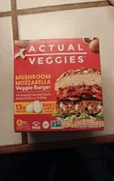Mushroom Mozzarella Veggie Burger
