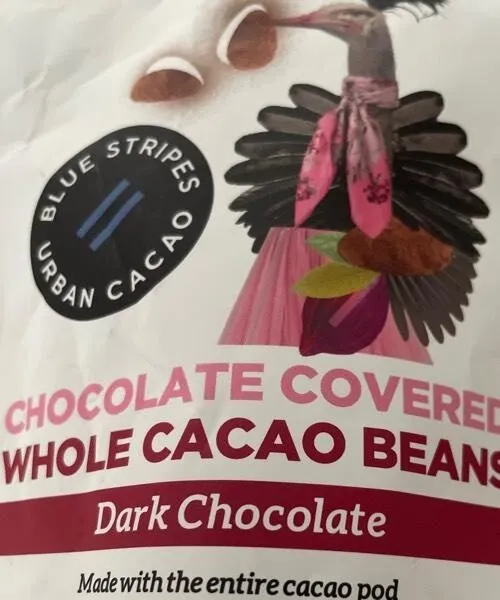 Chocolate Covered Whole Cacao Beans Dark Chocolate