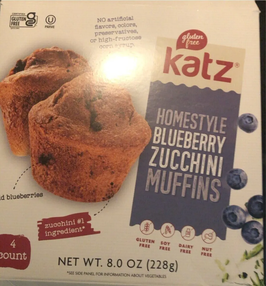 Homestyle Blueberry Zucchini Muffins