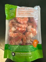 Large Black Tiger Shrimp - Cooked, Peeled & Deveined