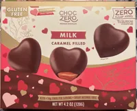 Milk Chocolate Caramel Filled Hearts