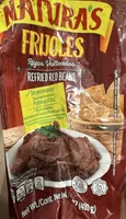 Frijoles rojos volteados