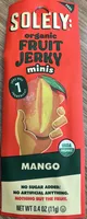 Organic Fruit Jerky minis Mango