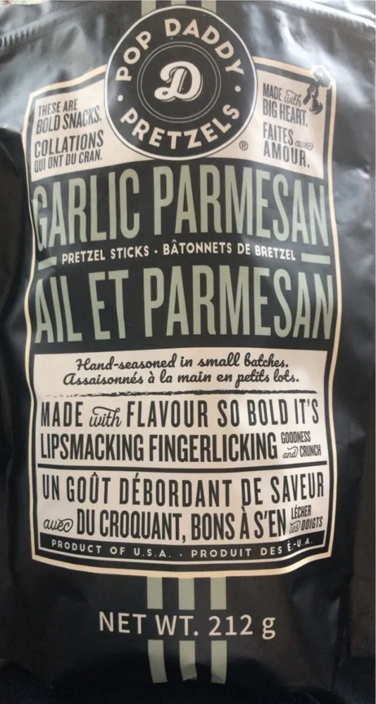 Garlic Parmesan Pretzel Sticks