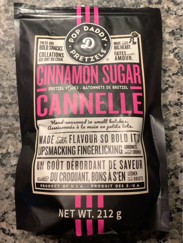 Cinnamon Sugar Pretzel Sticks