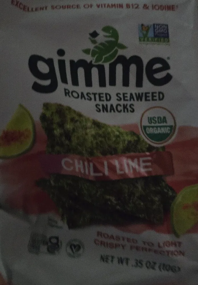 Roasted Seaweed Snacks Chili Lime