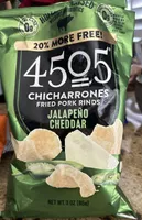 Jalapeño Cheddar Chicharrones Fried Pork Rinds