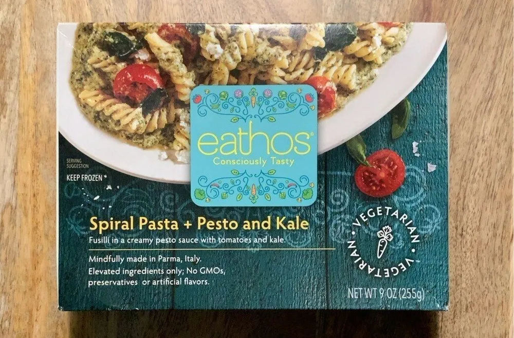 Spiral Pasta + Pesto and Kale