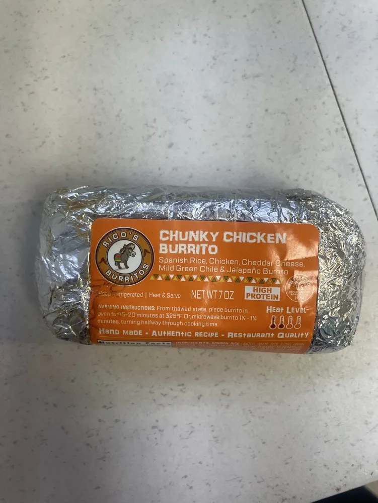CHUNKY CHICKEN BURRITO