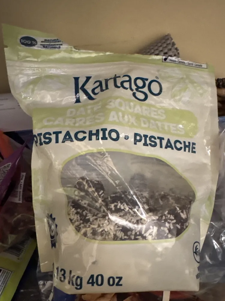 Date Squares Pistachio