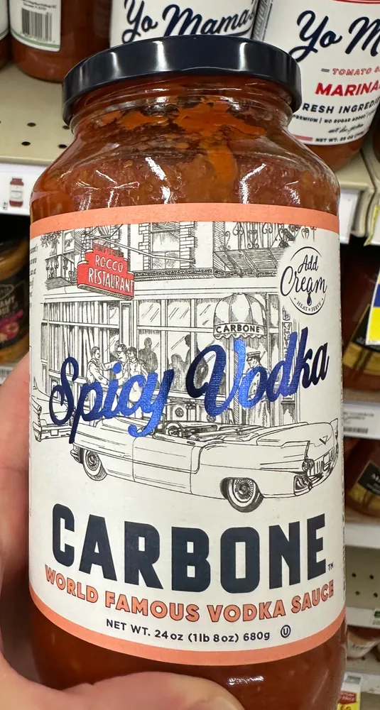 Spicy Vodka Carbone Sauce