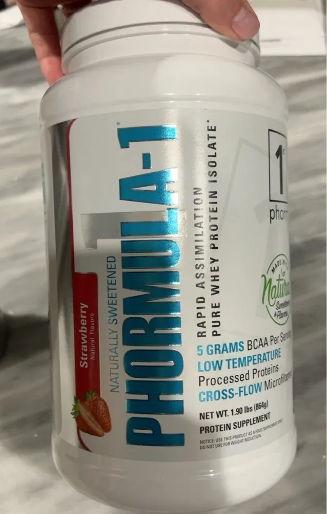 Phormula-1 Pure Whey Protein Isolate Strawberry Natural Flavor