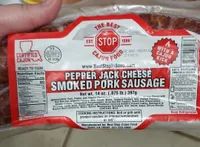 Pepper Jack Cheese Smoked Pork Sausage