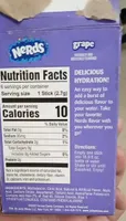 Zero sugar grape nerds drink mix