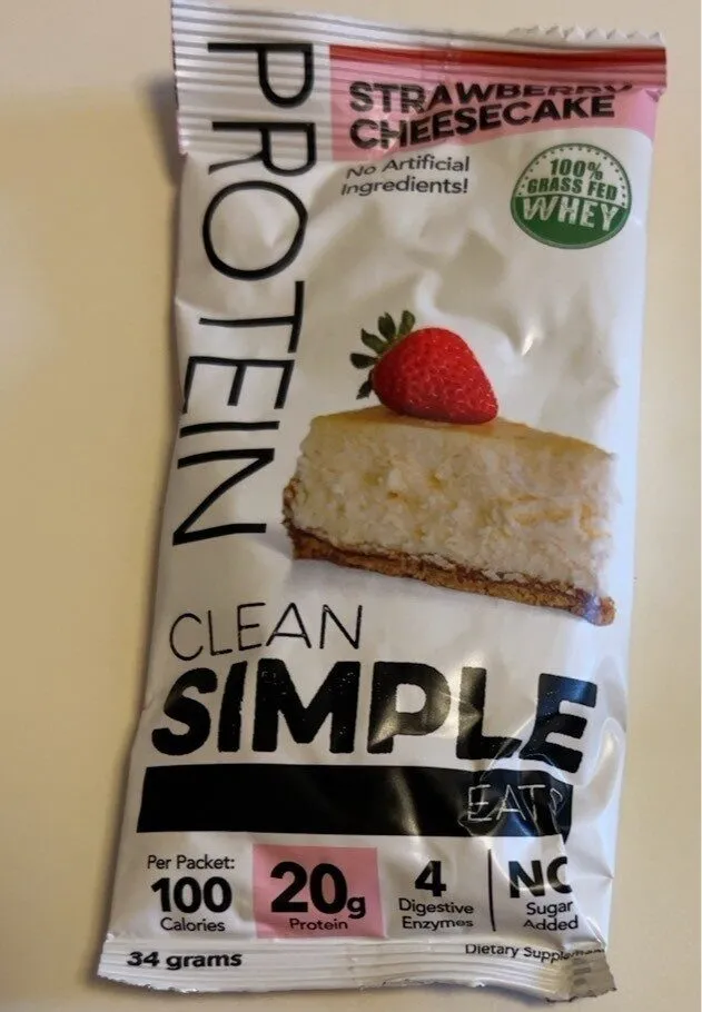 Protein Powder Strawberry Cheesecake