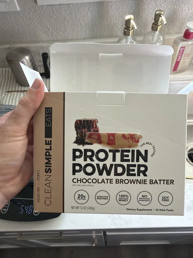 PROTEIN POWDER CHOCOLATE BROWNIE BATTER