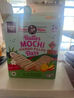 Butter Mochi Mango Filled Bars