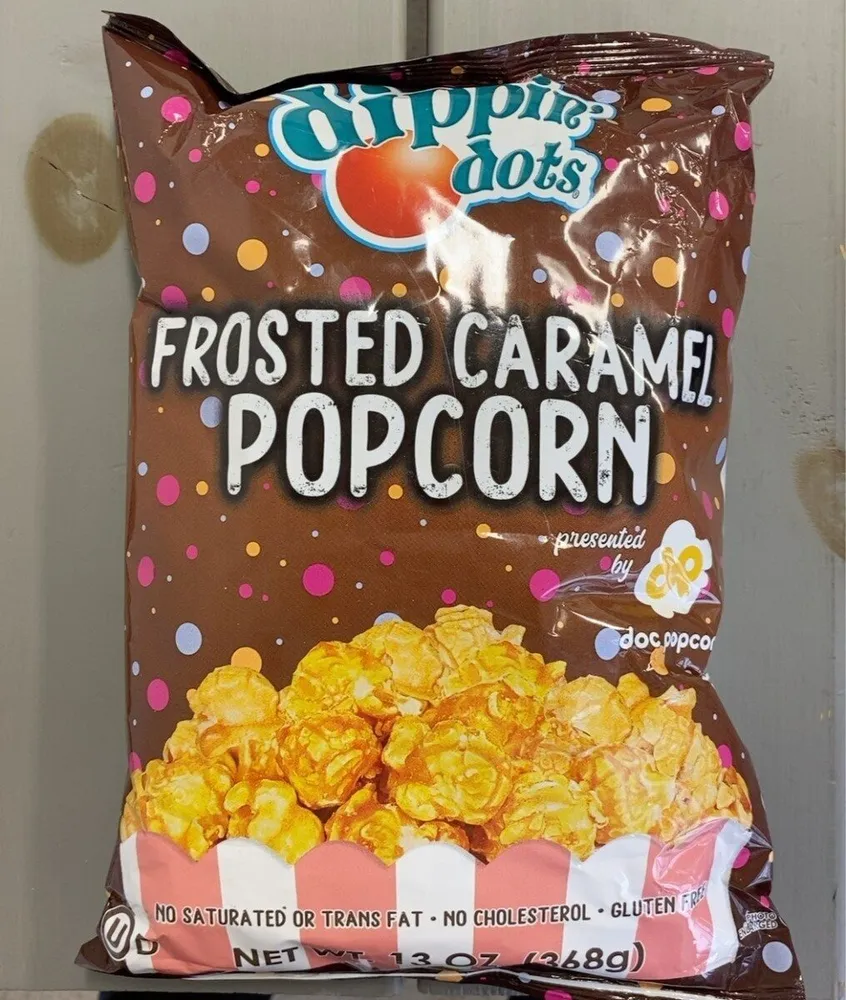 Frosted caramel popcorn