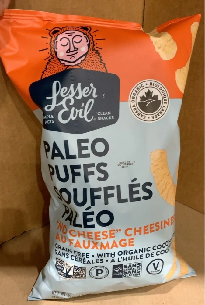 Paleo Puffs No Cheese Cheesiness