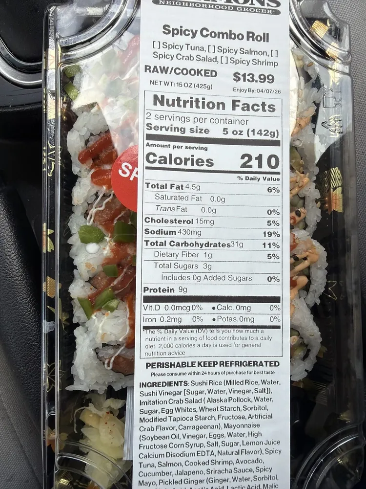 Spicy Combo Roll