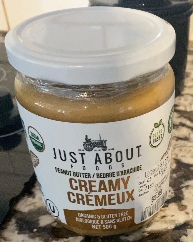 Peanut Butter / Beurre D'Arachide Creamy Crémeux