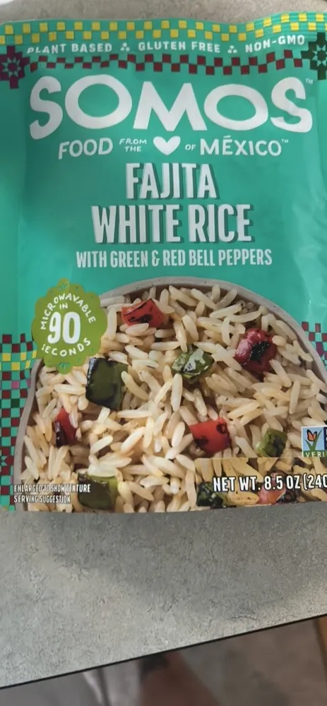 Fajita White Rice with Green & Red Bell Peppers