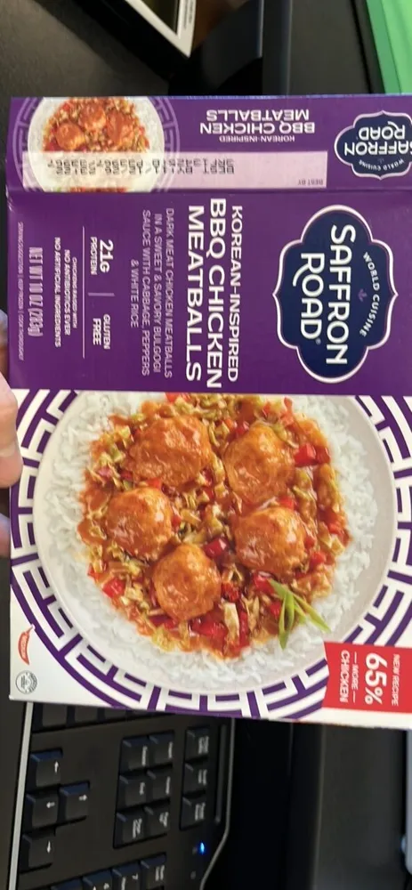 Korean BBQ Inspired Chicken Meatballs