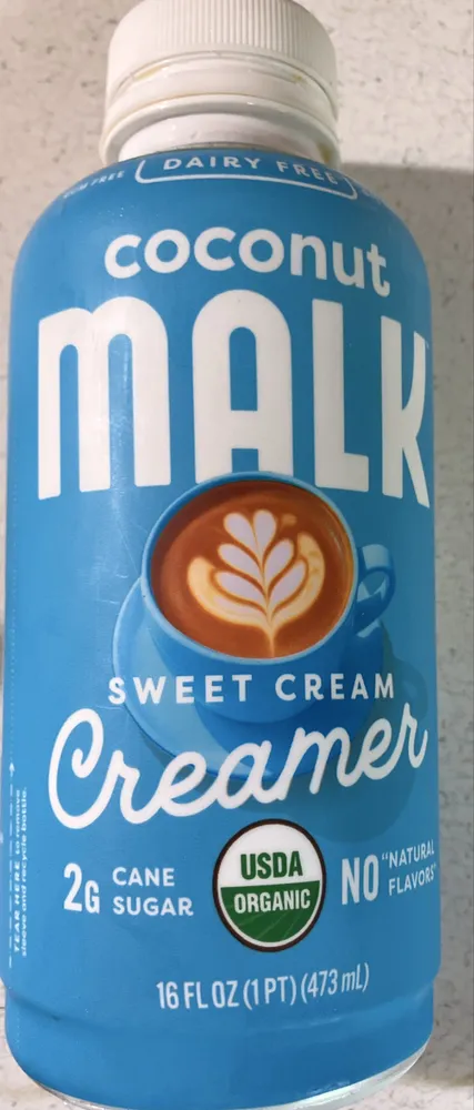 coconut MALK sweet cream creamer