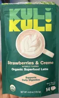 Strawberries and Crème Superfood Latte