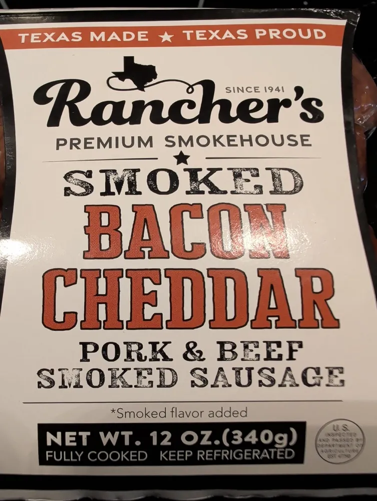 Smoked Bacon Cheddar Pork & Beef Smoked Sausage
