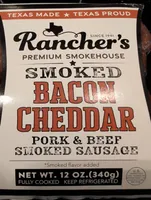 Smoked Bacon Cheddar Pork & Beef Smoked Sausage