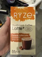 Mushroom Coffee Latte+ Caramel Coffee Latte