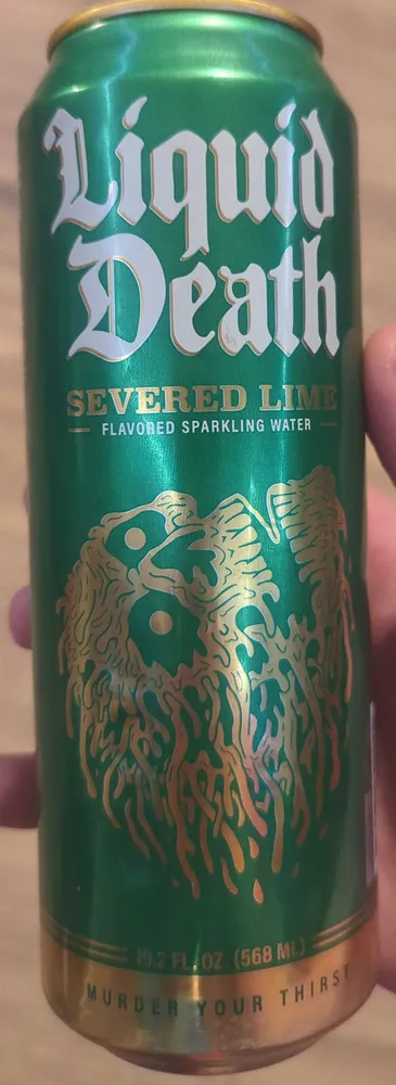 Severed Lime Flavored Sparkling Water