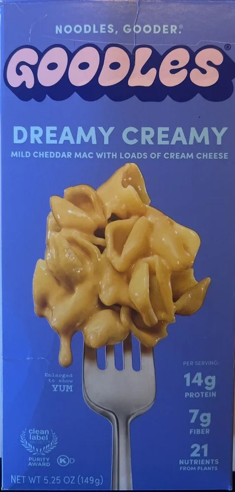 Dreamy Creamy Mild Cheddar Mac with Loads of Cream Cheese