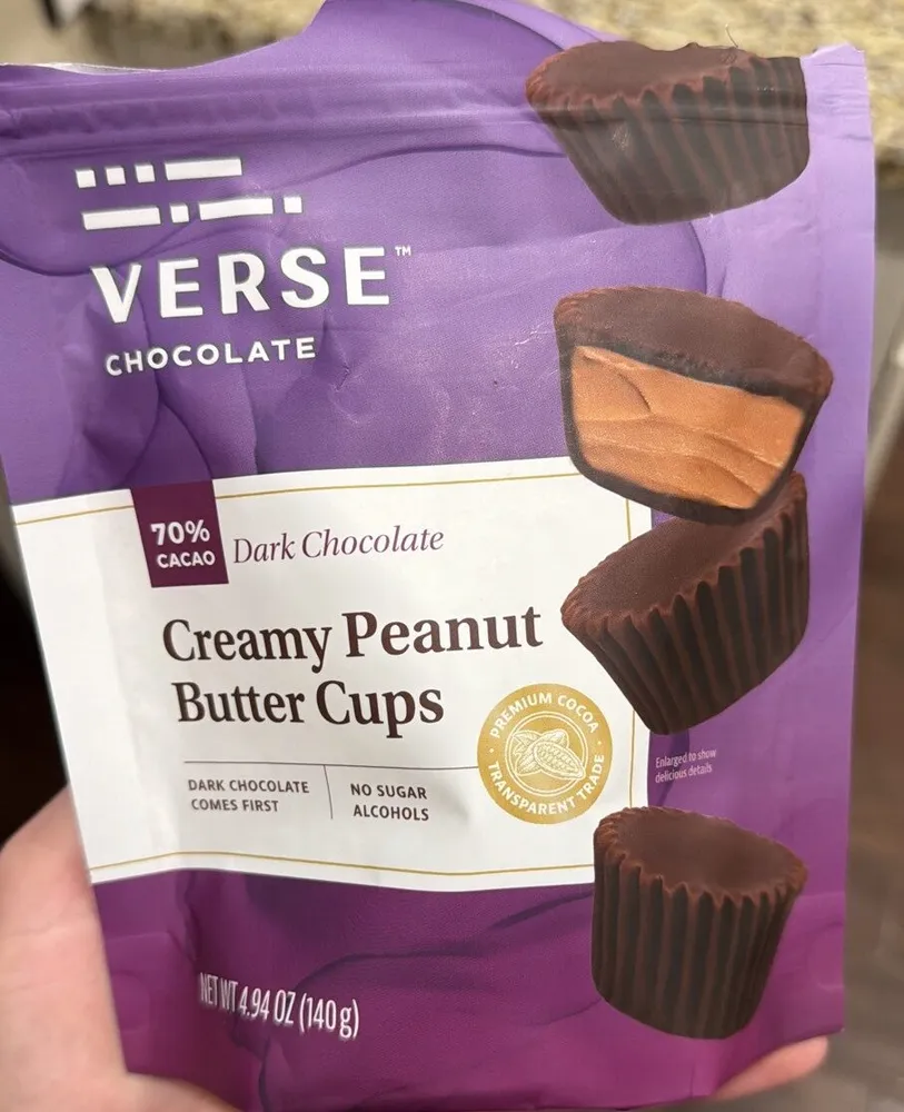 Dark Chocolate Creamy Peanut Butter Cups