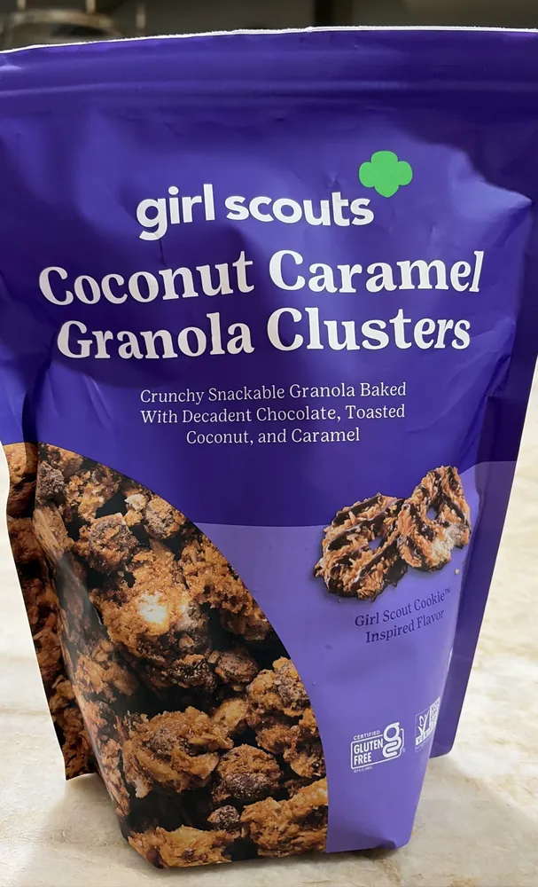 Coconut Caramel Granola Clusters