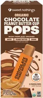 Organic Chocolate Peanut Butter Cup Dessert Pops