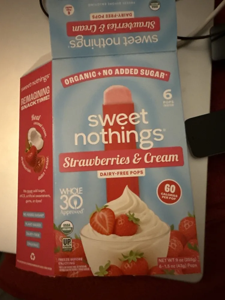 Strawberries & Cream Fruit Pop