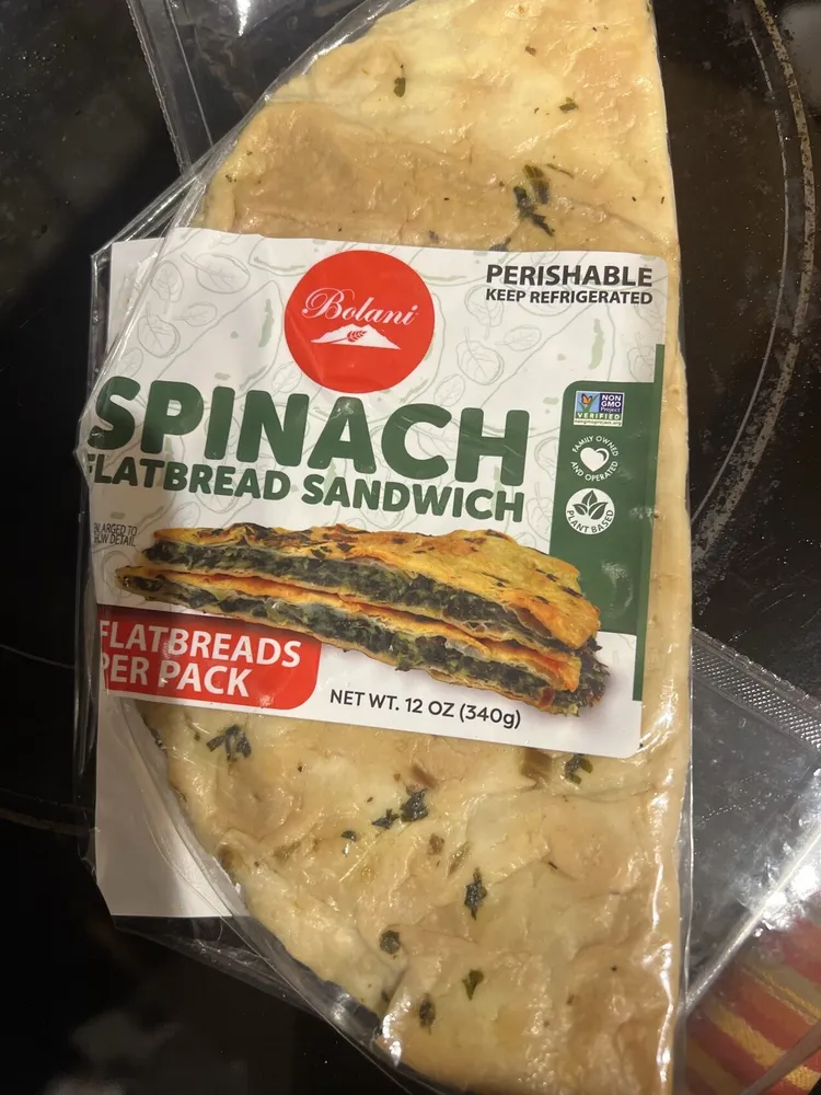 Spinach Filled Flatbread