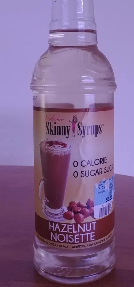 Hazelnut syrup