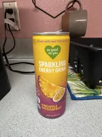 Sparkling Energy Drink Pineapple Passionfruit