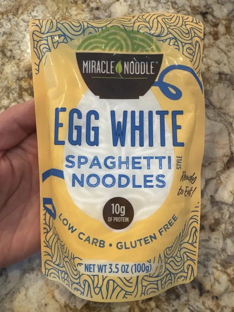 Egg White Spaghetti Style Noodles