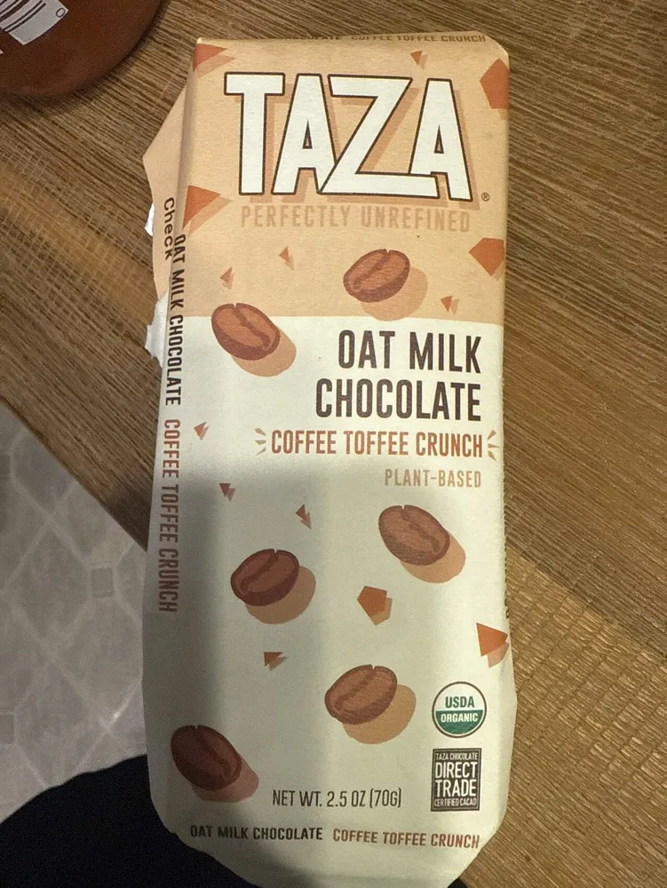 Oat Milk Chocolate Coffee Toffee Crunch Bar